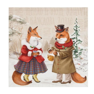 Набор сервировочных салфеток «Этель» Winter holidays, 40×40 см, 4 шт.