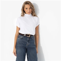 Водолазка в рубчик, Нота нежности (белая)