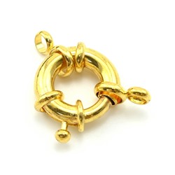 Замок кольцо цв.золото диаметр 21мм