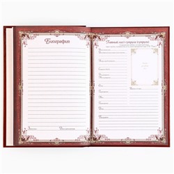 Родословная книга новогодняя « Дед Мороз» 17×2×23.7 см