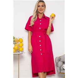 Платье Фруктовый коктейль (фуксия) П13589-18М