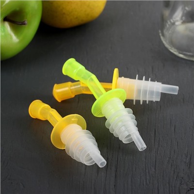 Набор гейзеров на бутылку Доляна «Ярко», 3 шт., МИКС