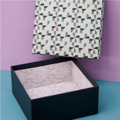 Подарочная коробка «Patterns 2», 17*17*8