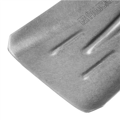 Лопата совковая, 235х285, ребра жесткости, рессорная сталь, 0,9 кг, без черенка, LUXE// Palisad