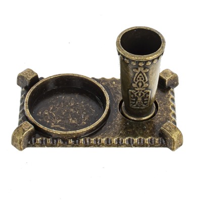 Набор подарочный: ручка перьевая, 8 наконечников, чернильница, держатель, блокнот, L20,5 W28,5 H4 см