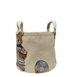 Крольчата букет 2 Корзина диаметр 17 см высота 14 см 2518598