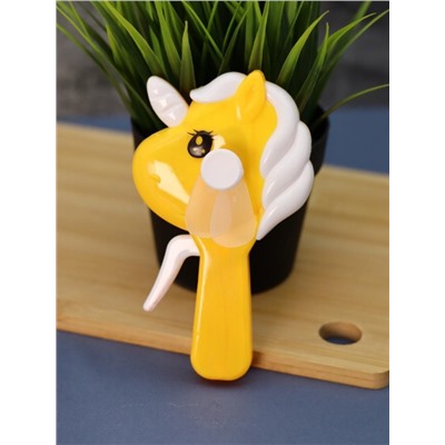 Портативный механический ручной вентилятор «Unicorn», mix, шоу-бокс 24 шт.