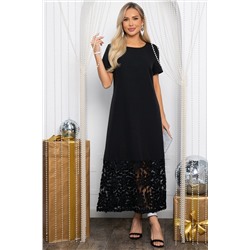 Платье Танита (черное/кружево) П14609-16М