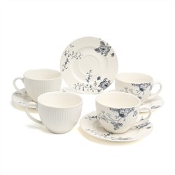 ЧАЙНЫЙ НАБОР LEFARD "BLUE GARDEN" НА 4 ПЕР. 8 ПР. 240 МЛ