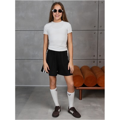 Шорты "Крош" Черный Девочка