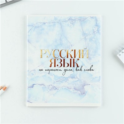 Тетради предметные, 48 л., набор из 10 шт. «Мрамор»