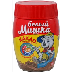 Вокруг света. Белый Мишка. Какао 300 гр. пласт.банка