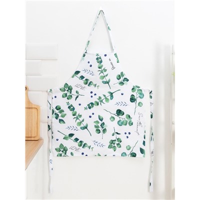 Фартук "Доляна" Eucalyptus 60х65 см, 100% хлопок, 164 г/м2