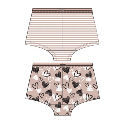 Трусы для девочки, 2 шт. в комплекте