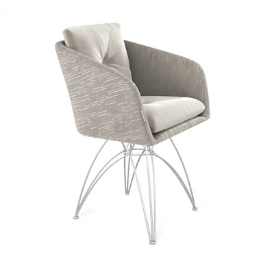 Стул SHT-ST43-2/S112
                        морозное утро / хром лак