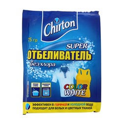 Отбеливатель Chirton, порошок, для белых и цветных тканей, 75 г