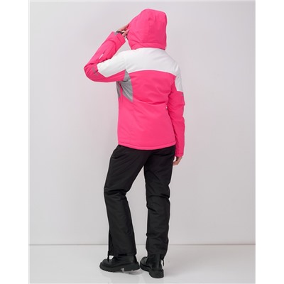 Горнолыжный костюм женский зимний УЦЕНКА розового цвета 02810R