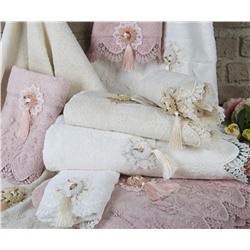 Хлопок Полотенце с Вышивкой 85x150 см 1 шт/уп. Clara - Royal Nazik