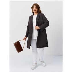 Пальто женское демисезонное 26897 (темно-серый)