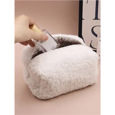 Kristaller Косметичка женская плюшевая «Тедди», белый