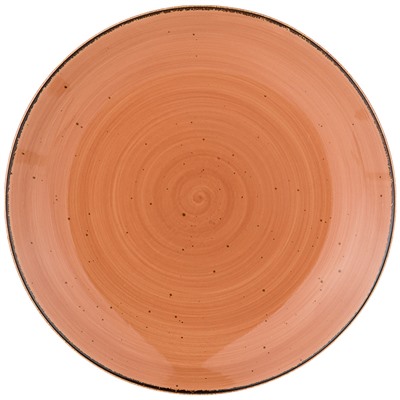 ТАРЕЛКА ОБЕДЕННАЯ "NATURE" 26,5СМ, ОРАНЖЕВАЯ (МАЛ=2/КОР=18ШТ.)