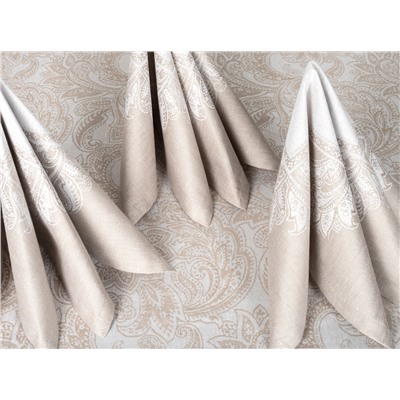 24С86-ШР/уп. Комплект столовый 170*255 + 6 салф. 45*45 "Эсмеральда" цвет 133 рис. 134