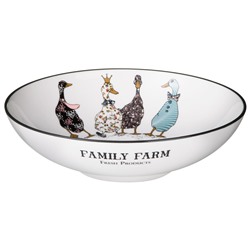 ТАРЕЛКА СУПОВАЯ LEFARD "FAMILY FARM" 18*5,2 СМ 600 МЛ В ФОРМЕ САЛАТНИКА (КОР=24ШТ.)