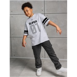 Футболка "Лидер" серый Мальчик