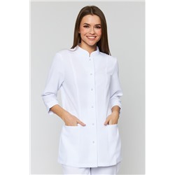 Куртка медицинская женская 3-06-03-3 / Стрейч Белая
