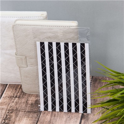 Наклейки-уголки "Classic", black-white