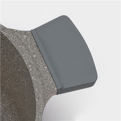 Кастрюля KUKMARA Stella, 3.2 л, d=23 см, h=11 см, стеклянная крышка, антипригарное покрытие, литой алюминий