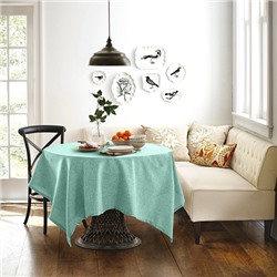 Скатерть рогожка "Волшебная Ночь" / Аквамарин