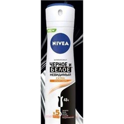 Nivea Антиперспирант Невидимый для черного и белого Extra Спрей 150 мл