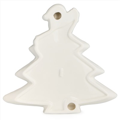 БЛЮДО СЕРВИРОВОЧНОЕ "ЕЛКА" 19*18*2 СМ