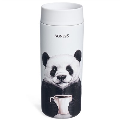 ТЕРМОКРУЖКА PANDA 350 МЛ, КОЛБА НЕРЖ.СТАЛЬ 18/10