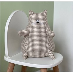 Возьми меня Котик игрушка 20х27см 2107183 Бежевый