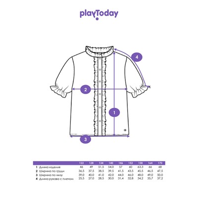 Блузка для девочки