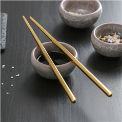Палочки для суши Bacchette, длина 21 см, золотистые