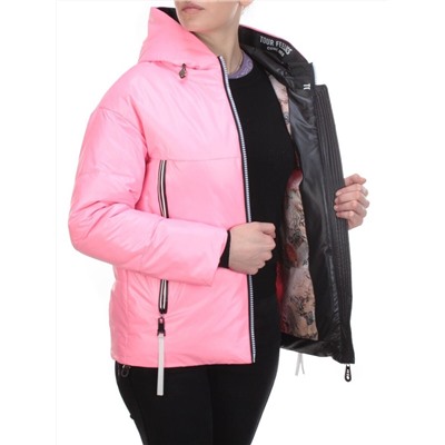 8278 PINK Куртка демисезонная женская BAOFANI (100 гр. синтепон)