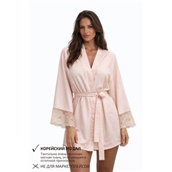 D0129 ПЕРСИКОВЫЙ ХАЛАТ1277468959