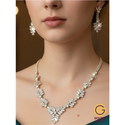 Набор бижутерии "Вечерний шарм" Арт Н5 модель 2 золото