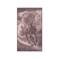 Полотенце махровое 6с103.412ж1 Огненная лошадь(т.с.мальв1) 50х90см