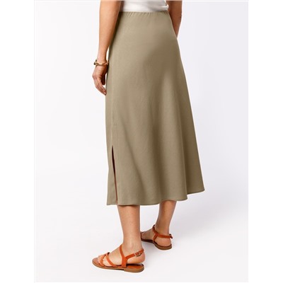 Юбка из плотного лиоцелла скроенная по косой