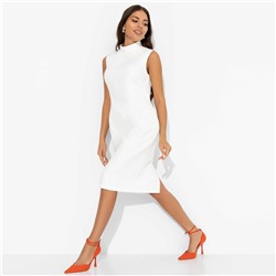 Платье-футляр со съемным воланом, Разрешите пригласить (белое)