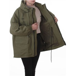 3096 GREEN Куртка демисезонная женская (100 гр. холлофайбер)