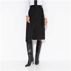 Юбка из мягкой замши, Дерзкие фантазии (чёрная)