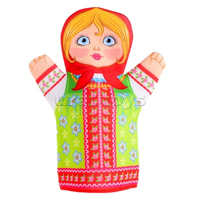 Домашний кукольный театр "Маша и медведь" (6 кукол-перчаток)