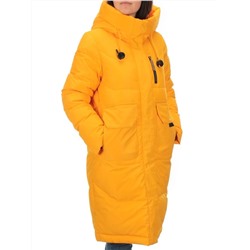 M-2258 YELLOW Пальто зимнее женское MEAJIATEER (био-пух)