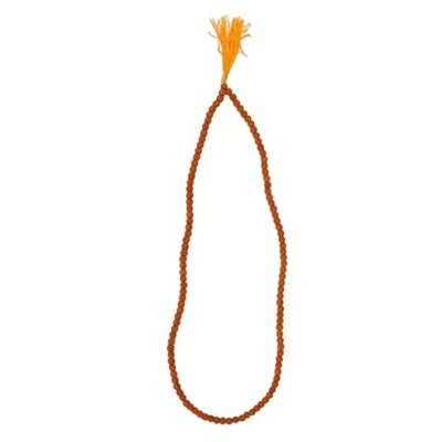 Четки из Рудракши Панчамукхи (5 мукхи), Panchamukhi (five-faced, 5,5 mm) Rudraksha Mala, произв. Isha Life