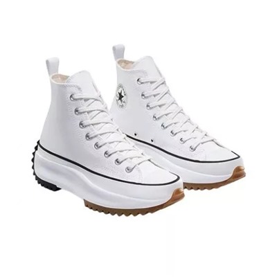 Кеды на платформе Бегущая звезда Хайк Кэнвес белые, Run Star Hike Canvas Platform White, произв. Converse